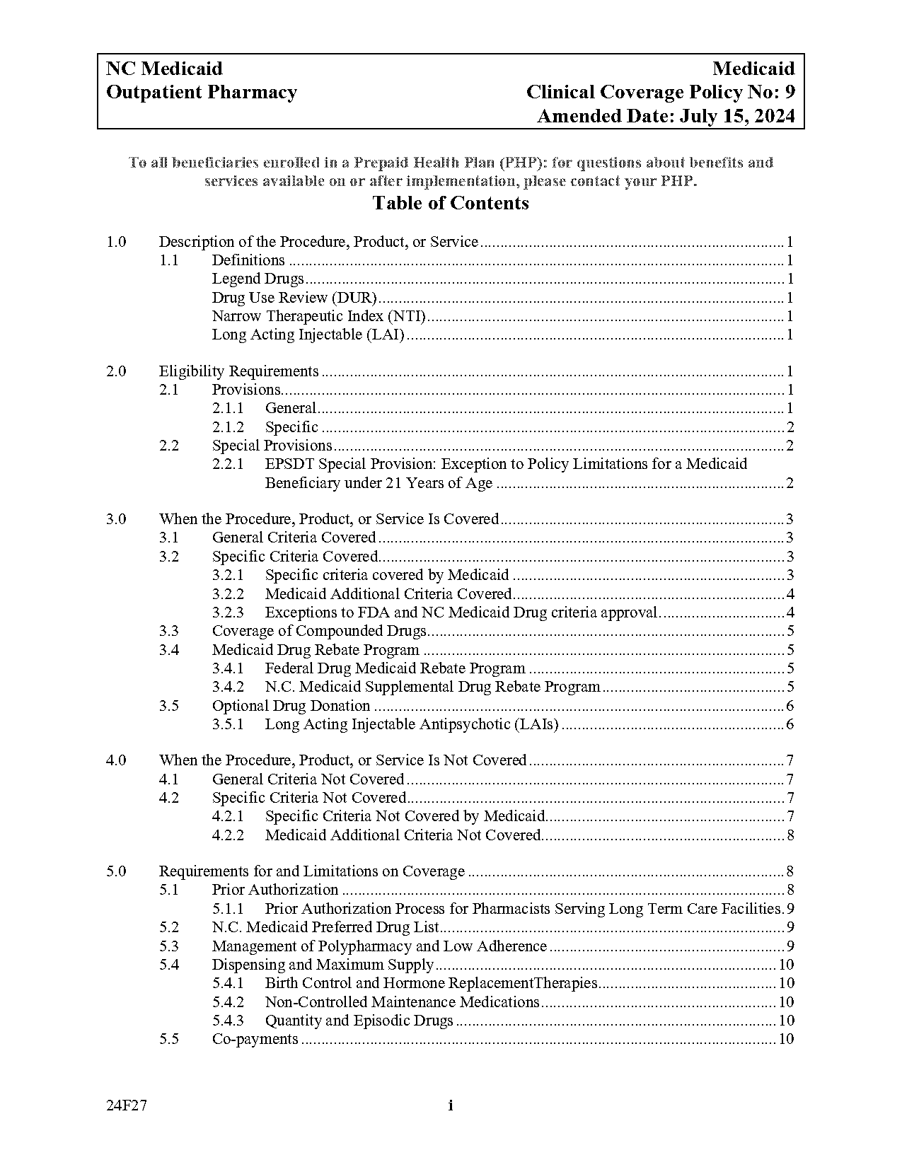 compounded drug products coverage policy