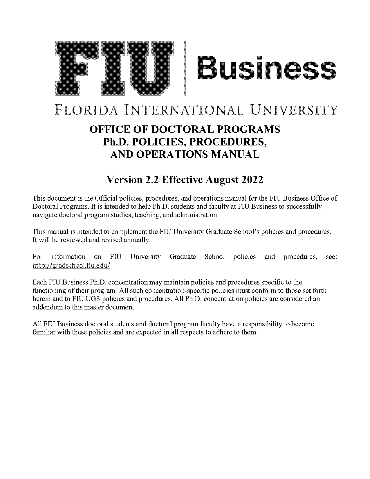 fiu research evaluations methodolog phd