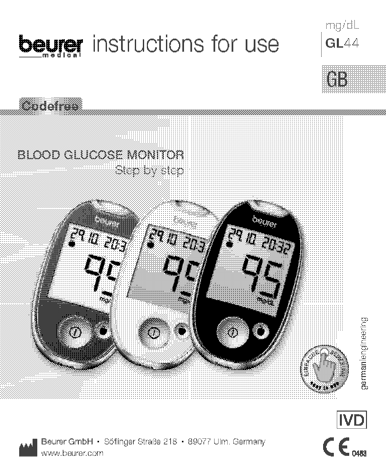 beurer blood pressure monitor instructions