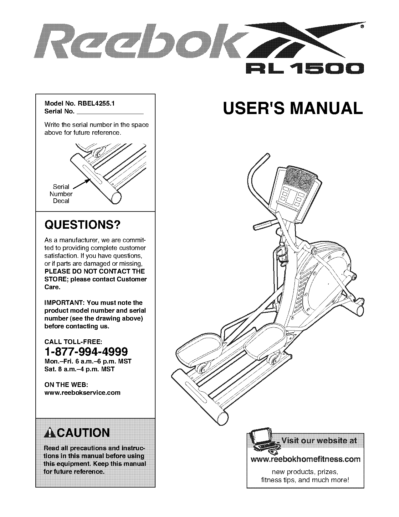 reebok x trainer user manual