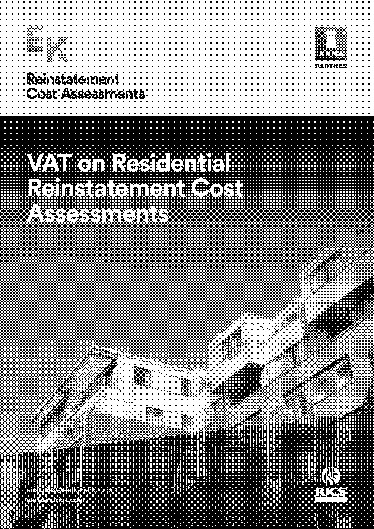 rics reinstatement cost assessment guidance note