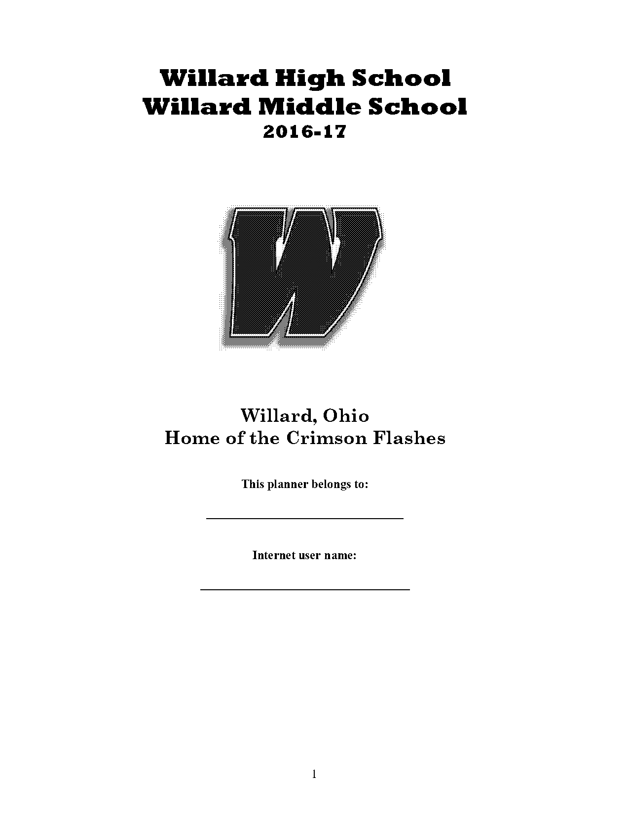 willard city schools legal notice