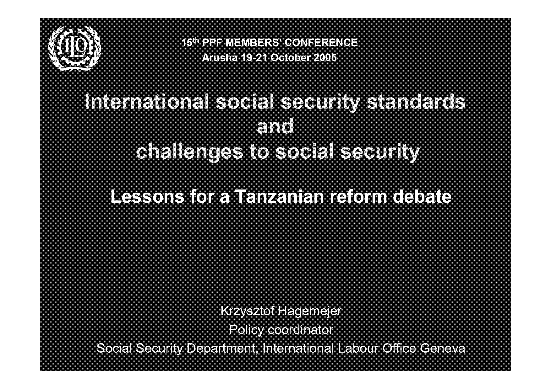 national social security act tanzania