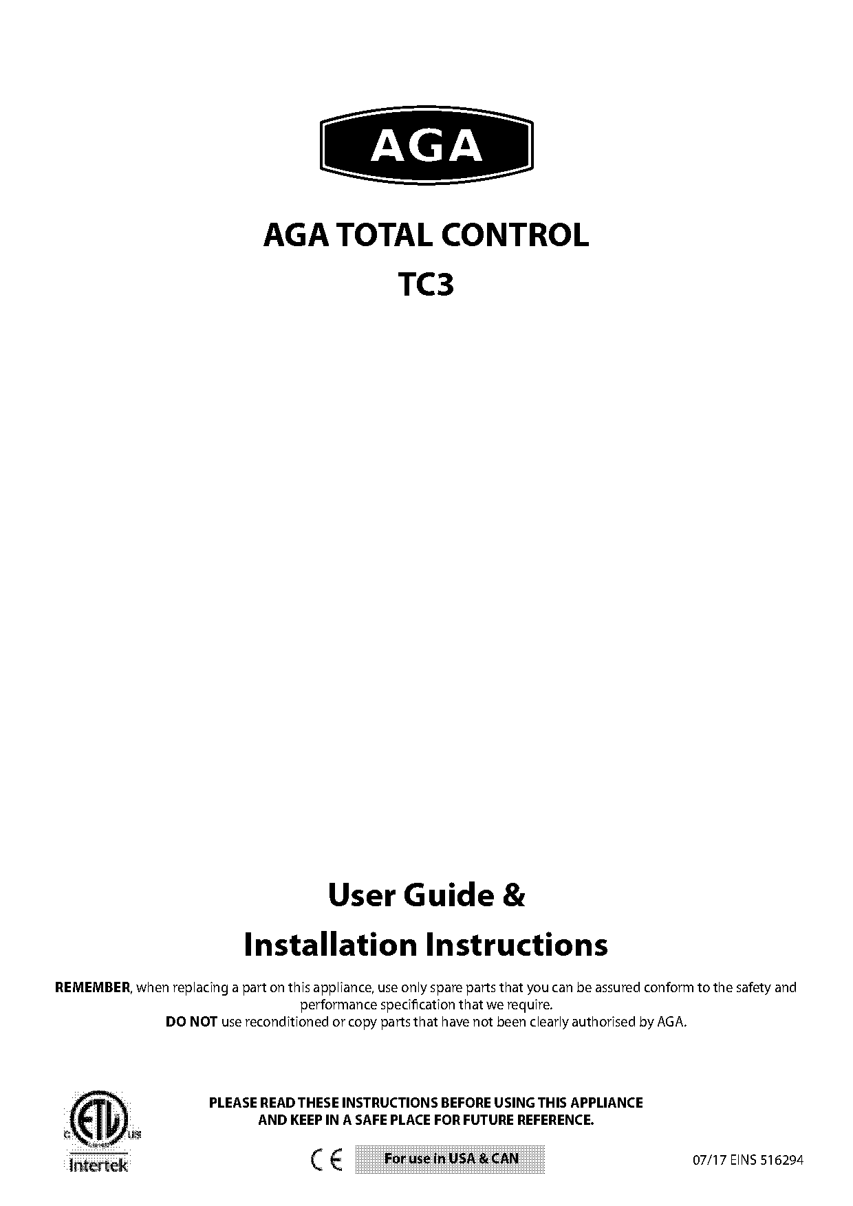 aga control box instructions