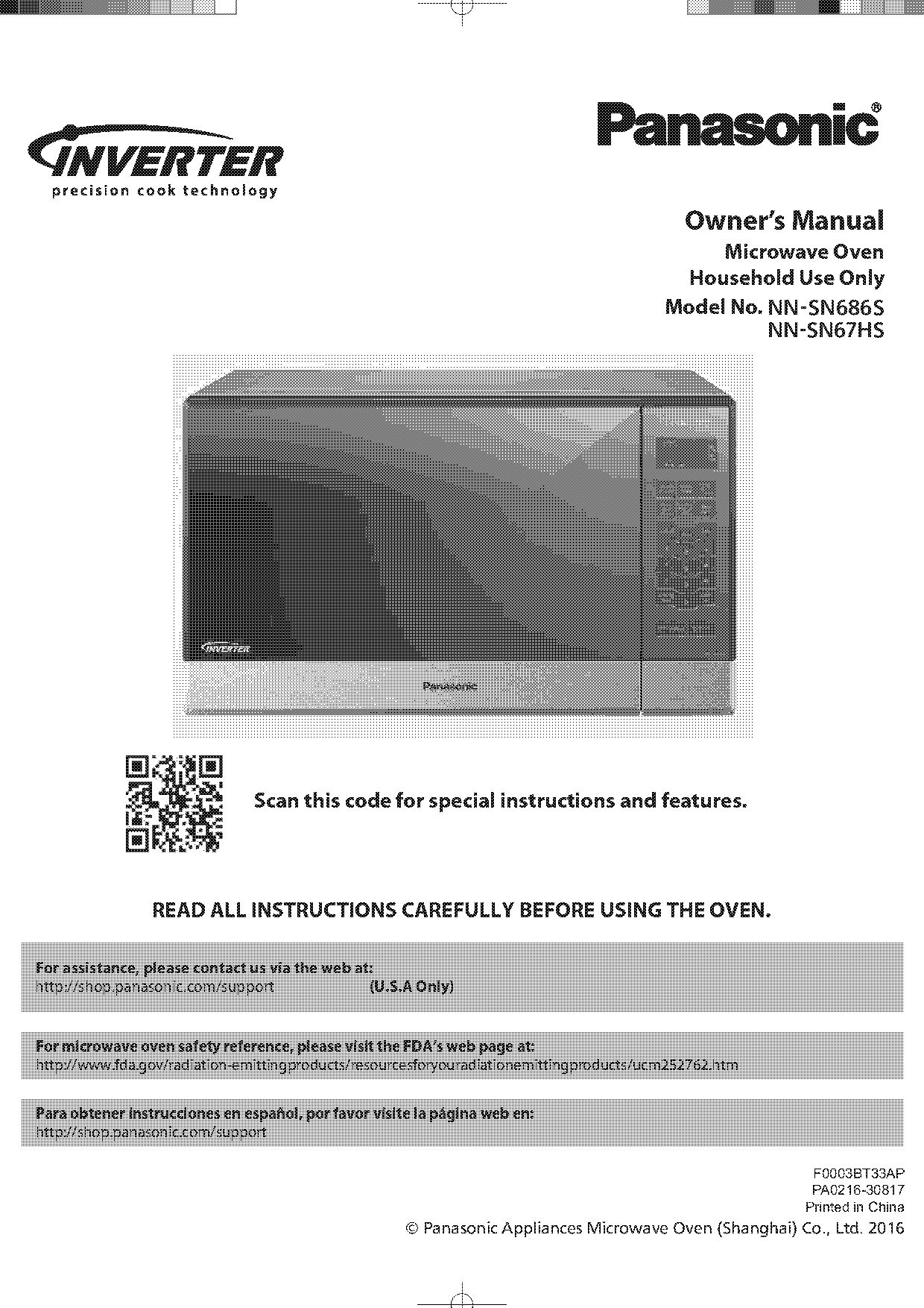 panasonic inverter microwave operating instructions