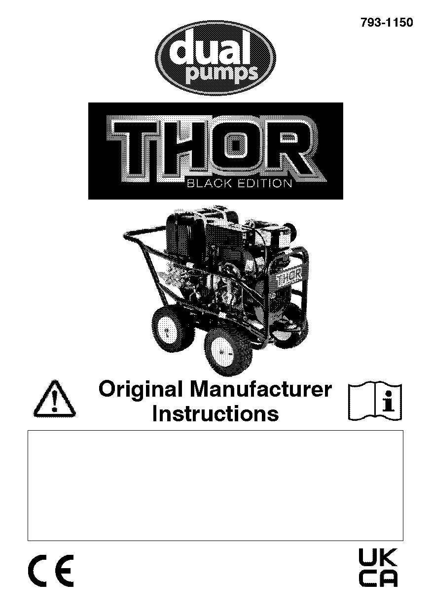 thor washing machine user manual