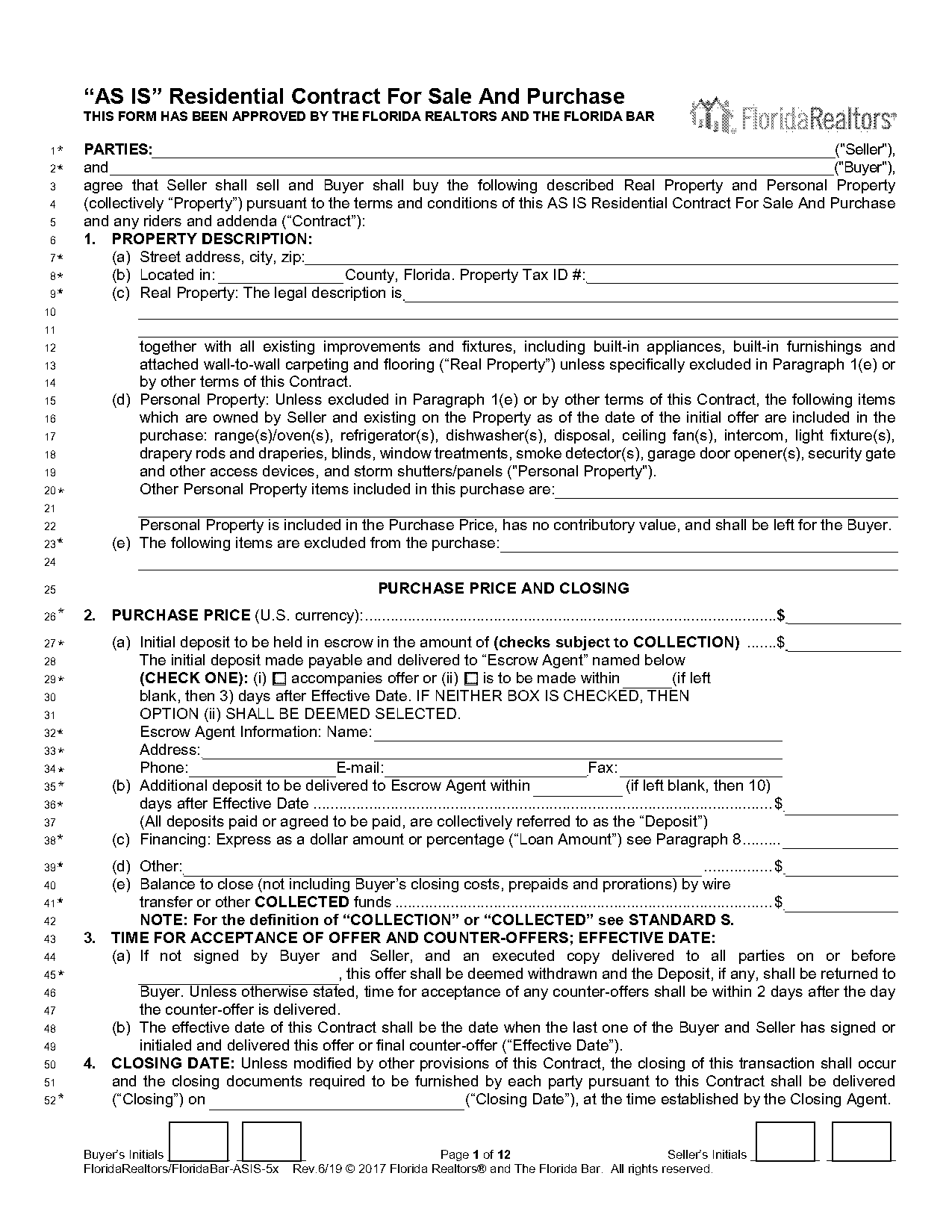 printable contract for sale of house on contract