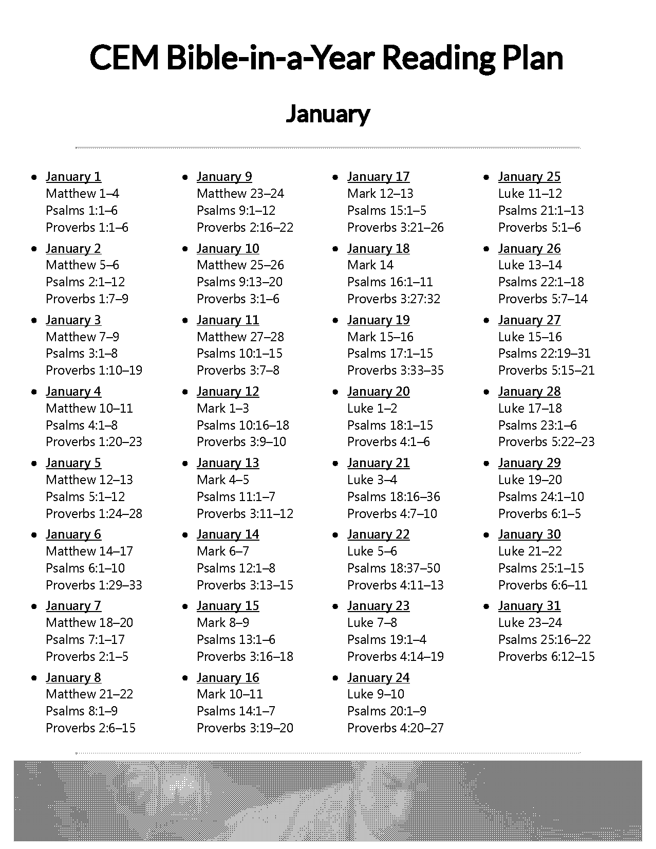 bible in year reading plan