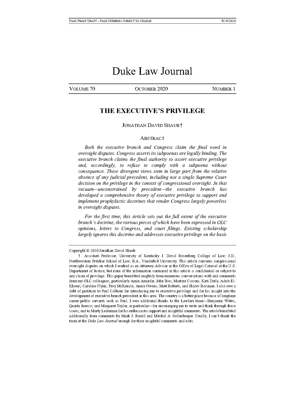 duke law journal personal statement