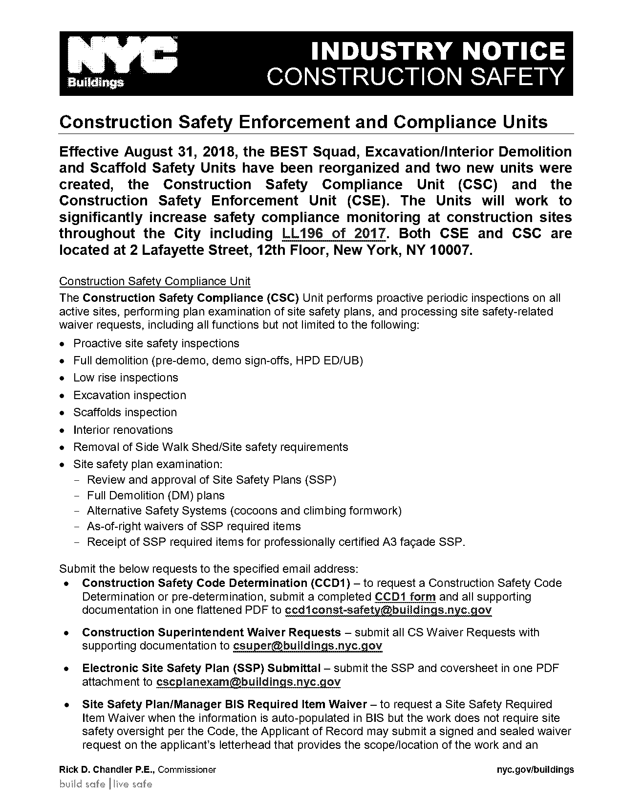 construction safety violation notice