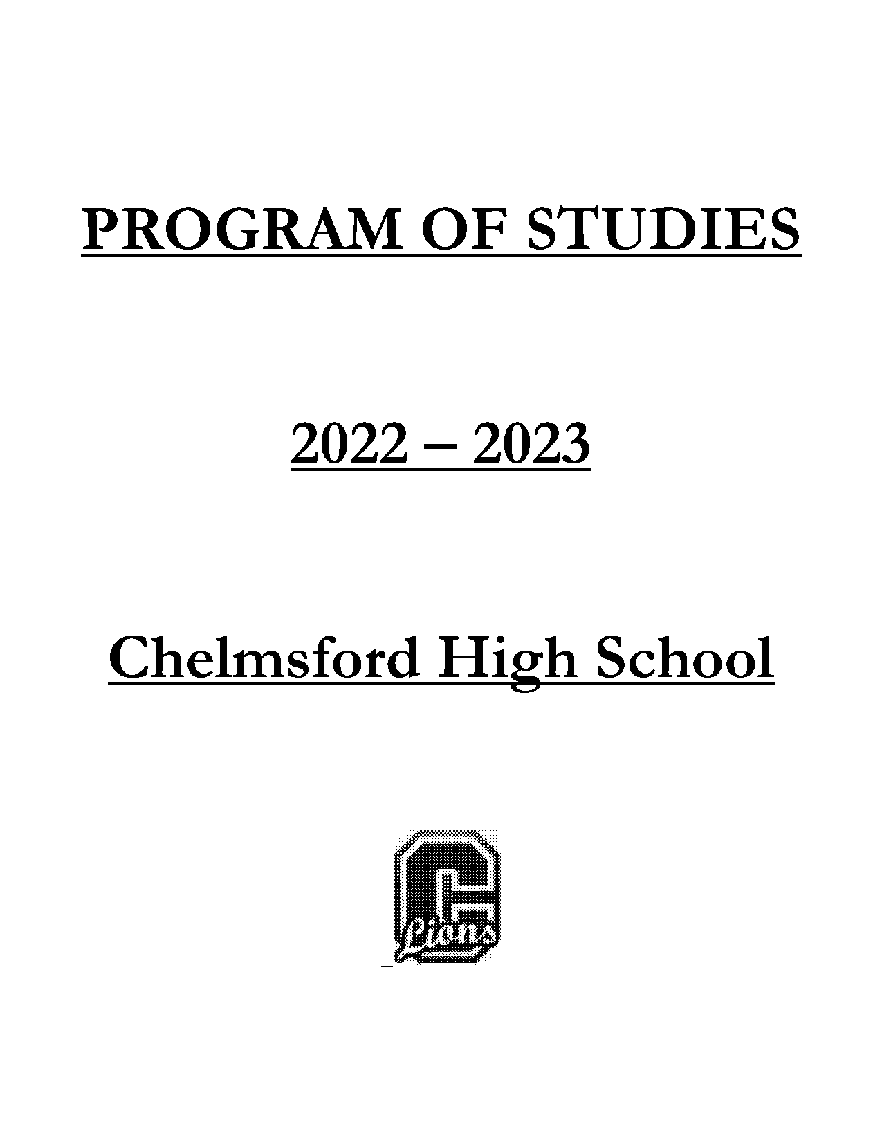 chelmsford high graduation requirement