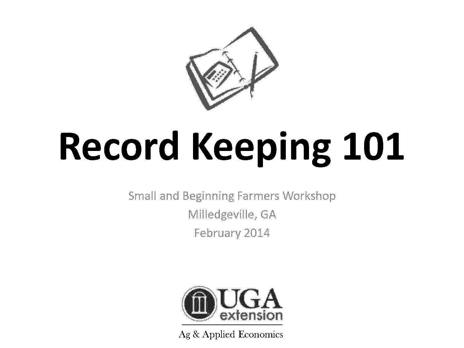 how to keep good farm records