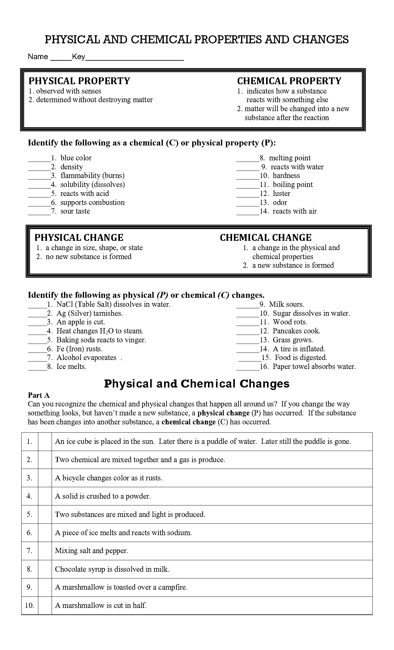 practice with properties worksheet answers