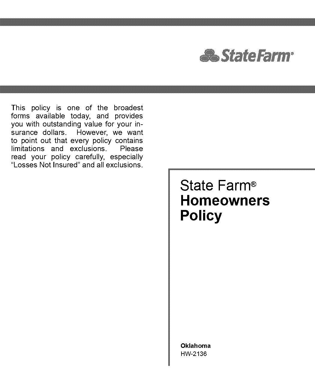 state farm homeowner and rental dwelling policy endorsements