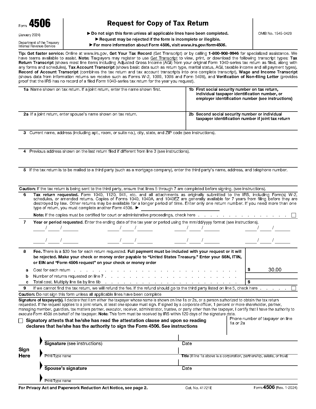 alabama return title request form