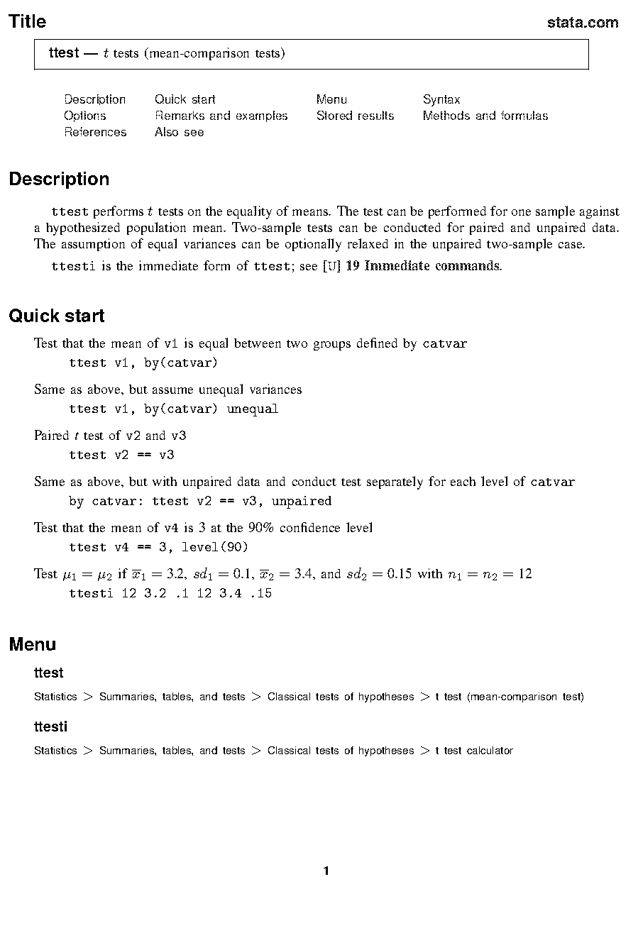 t test paired two sample for means excel results