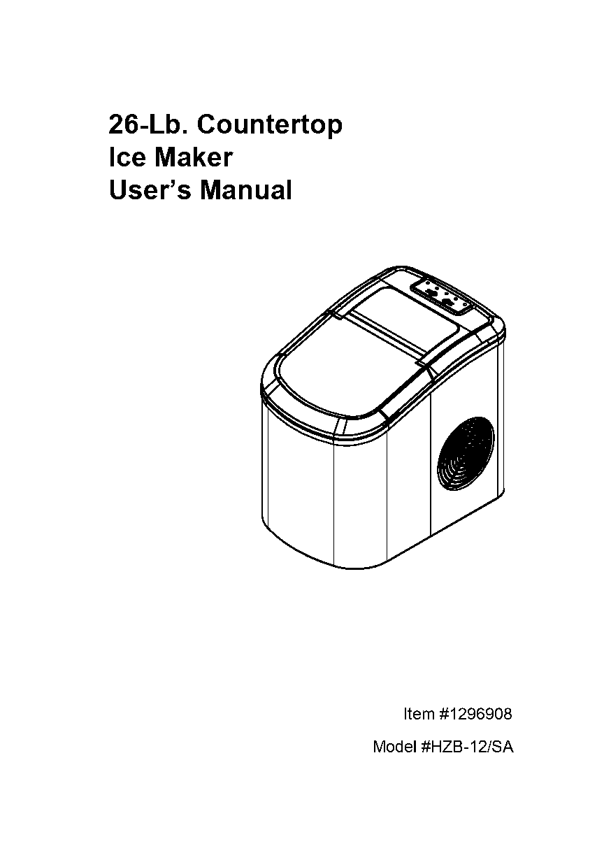 whirlpool ice maker instructions