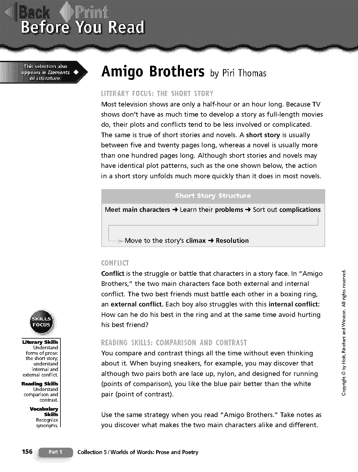 amigo brothers text book questions and answers