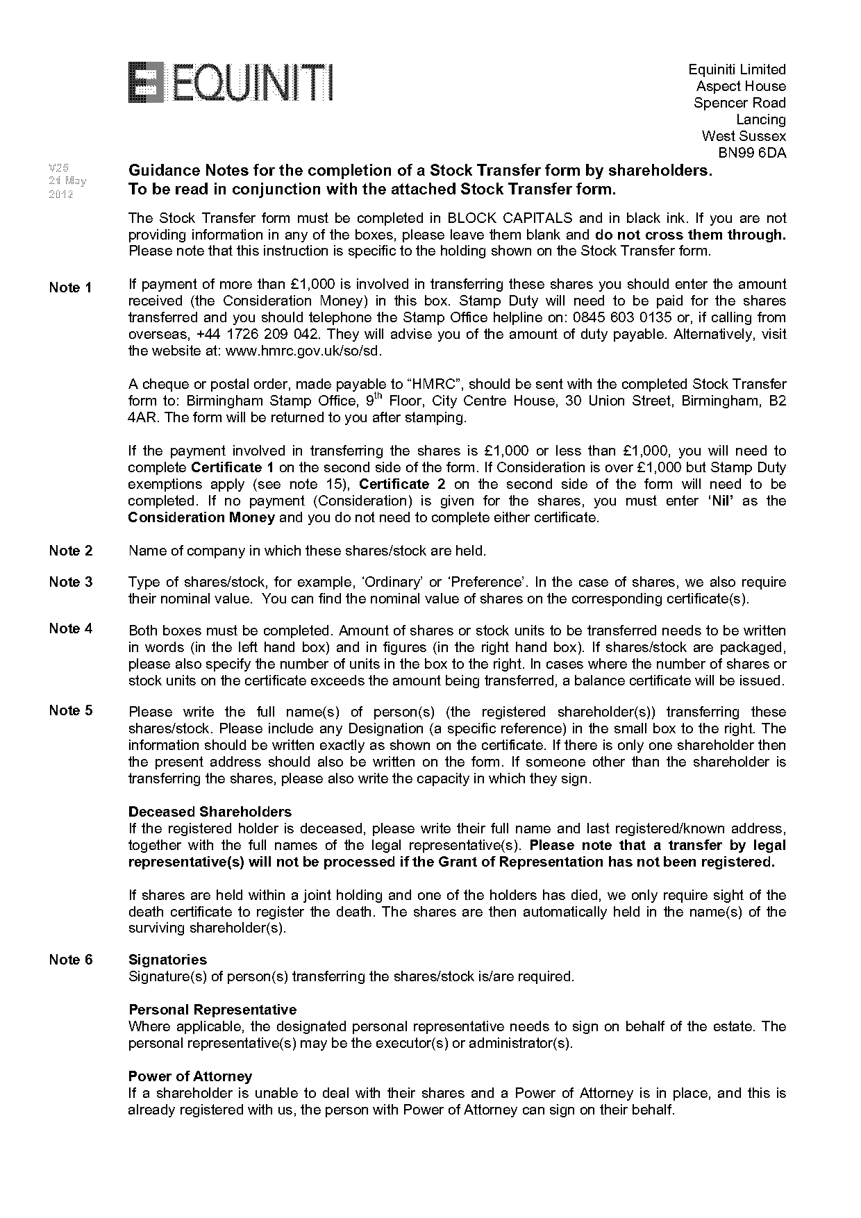 stock transfer form hmrc