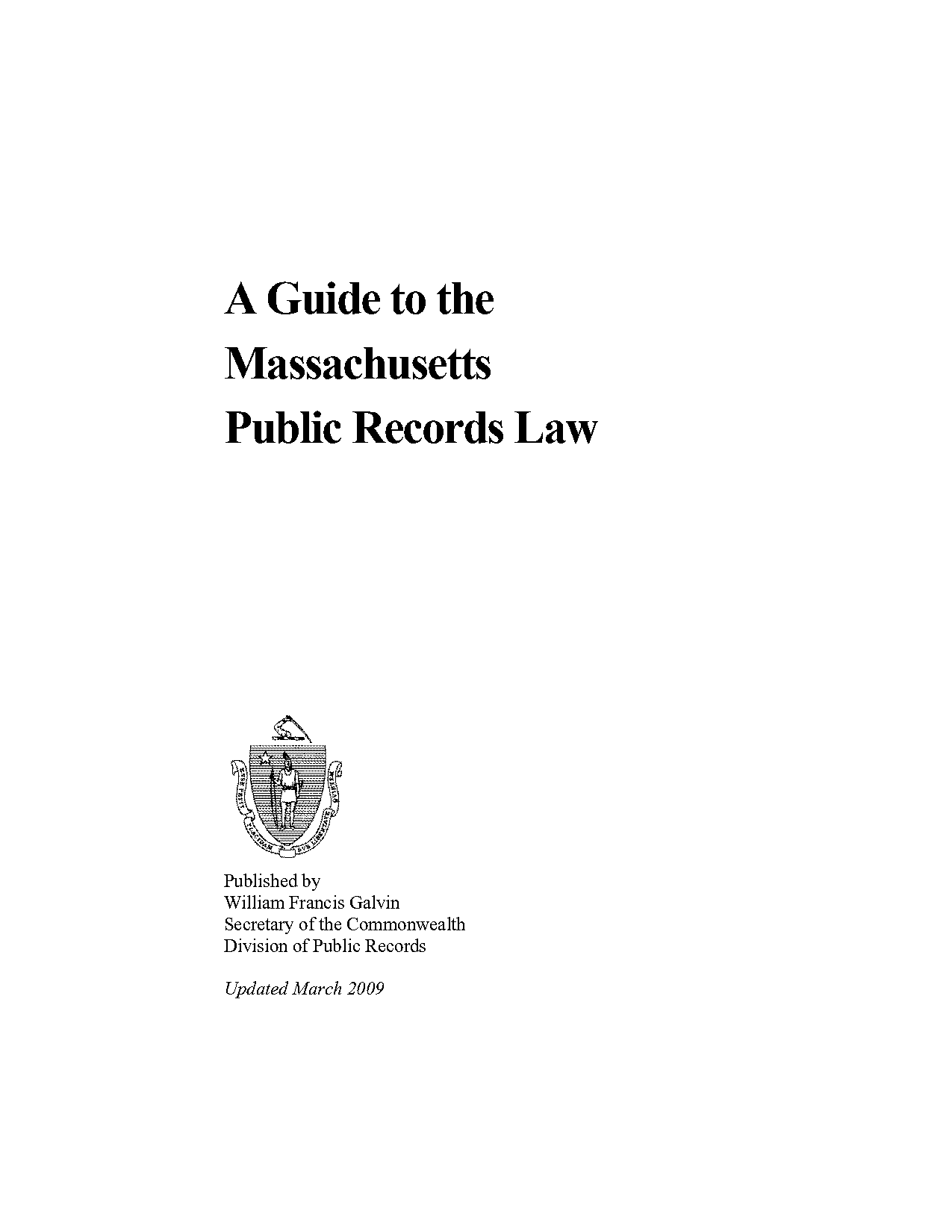 massachusetts public records law request