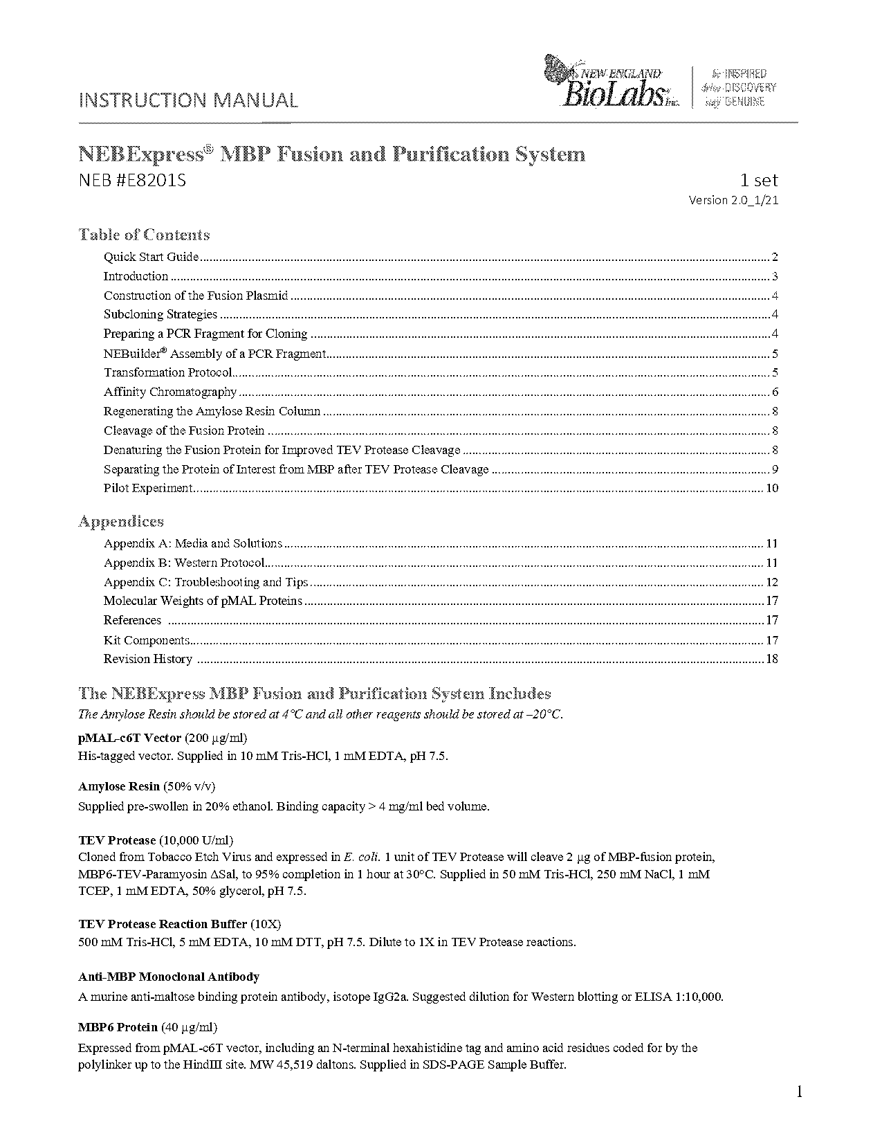 amylose resin neb protocol