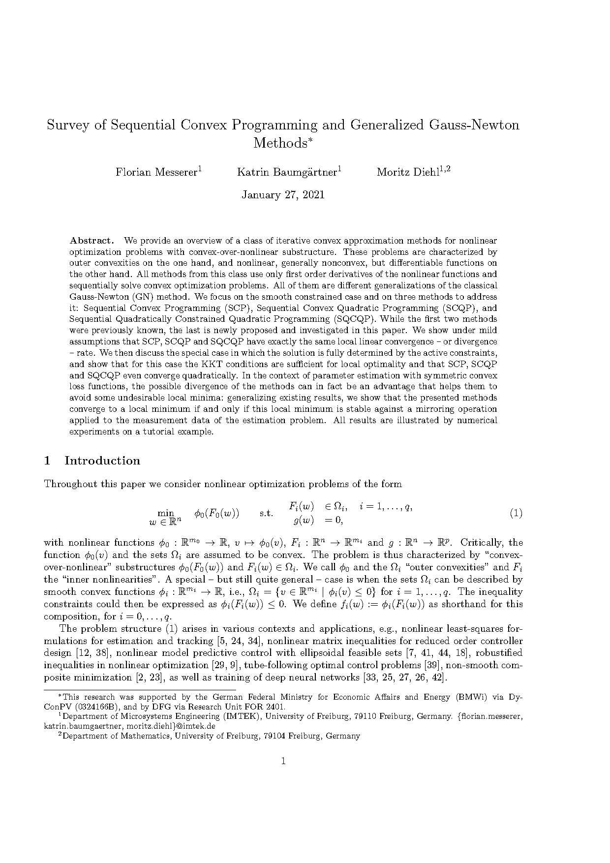 gauss newton python example