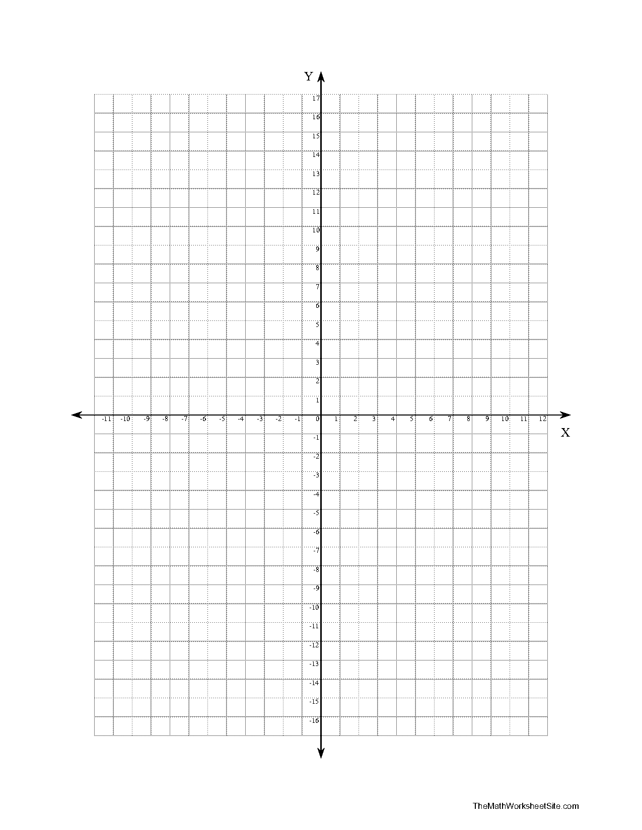 blank graph paper with axes