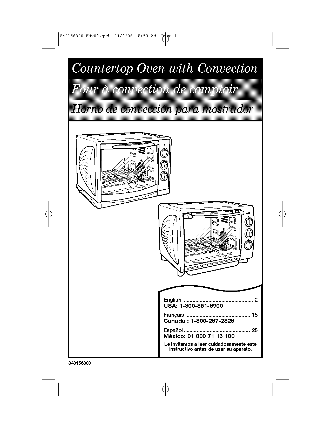 hamilton beach toaster oven rotisserie manual