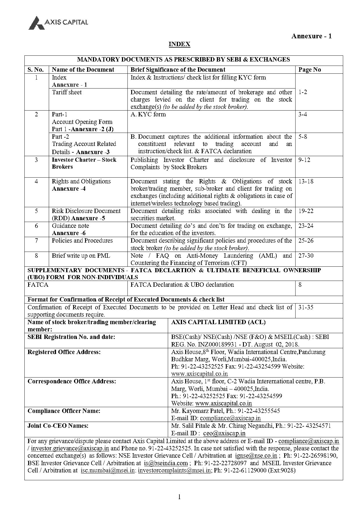 enhanced due diligence form axis bank